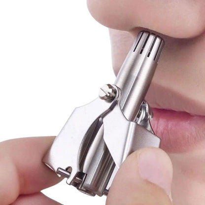 Manual Nose & Ear Hair Trimmer – Stainless Steel