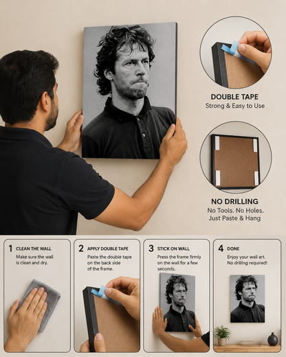 Imran Khan Printed Wall Hanging Frame | Premium Quality Wall Decor