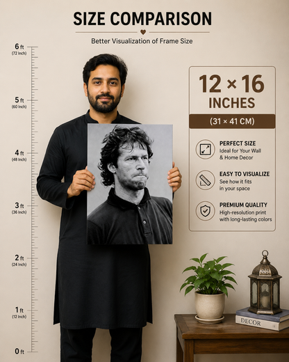 Imran Khan Printed Wall Hanging Frame | Premium Quality Wall Decor