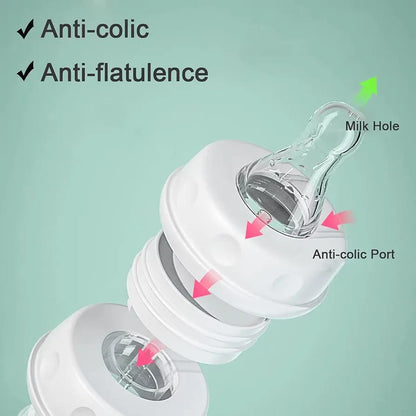 Handsfree Baby Feeding Bottle 240ml with Silicone Tube & Nipple