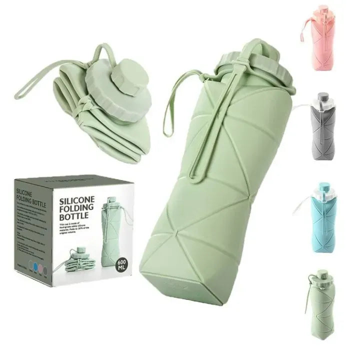 Silicone Folding Bottle | Smart Travel Bottle Collapsible Design