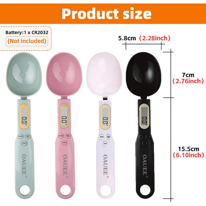 Digital Kitchen Measuring Spoon Scale
