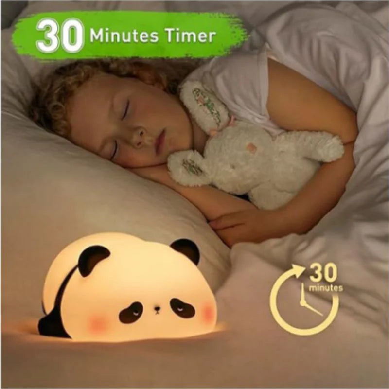Cute Panda Night Light Lamp For Kids