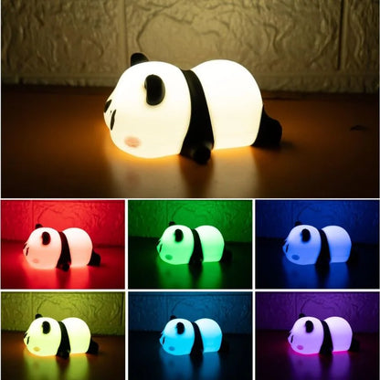 Cute Panda Night Light Lamp For Kids