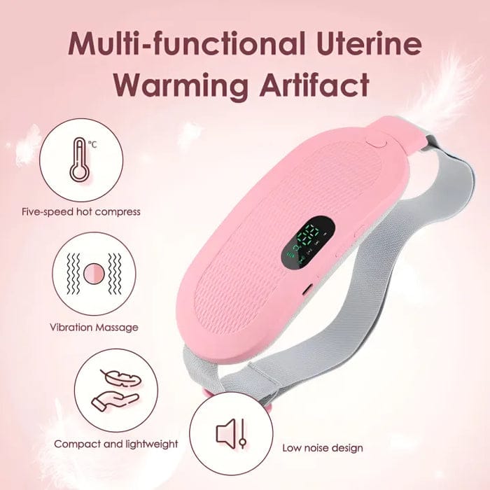 Portable Menstrual Heating Cramp Pad Belt for Women – Electric Period Pain Relief Massager